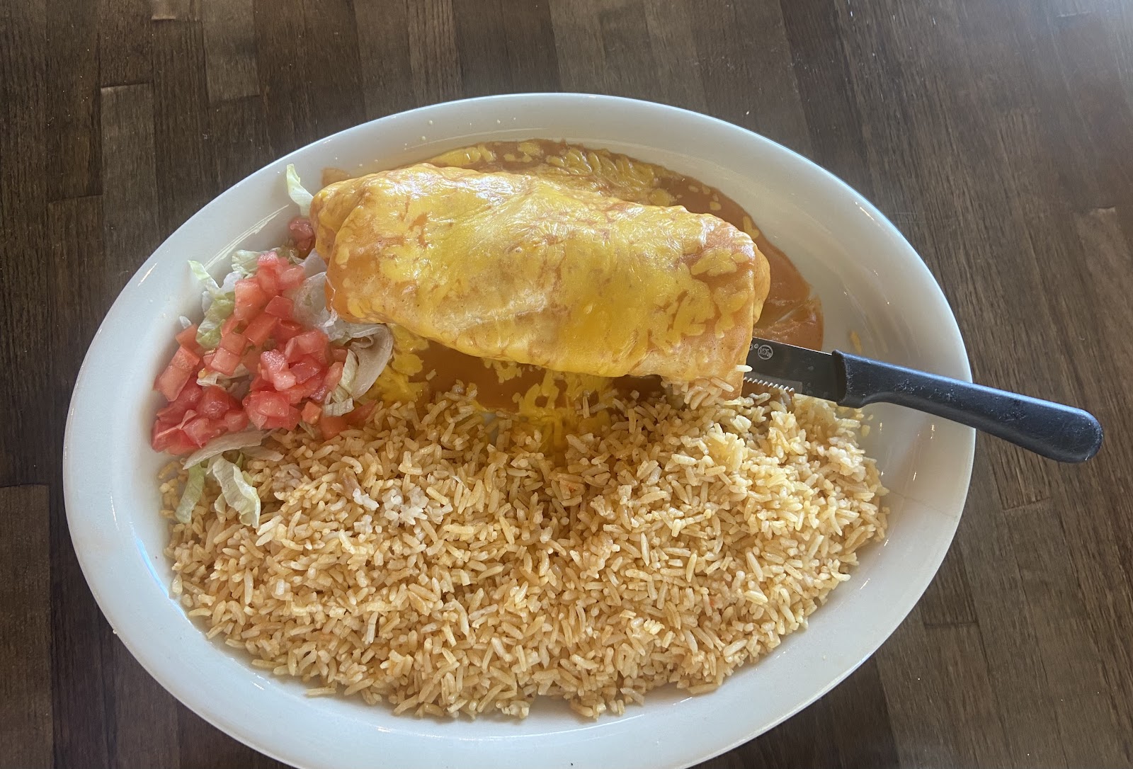 Fresh dish served at Garcia's Mexican Food Restaurant