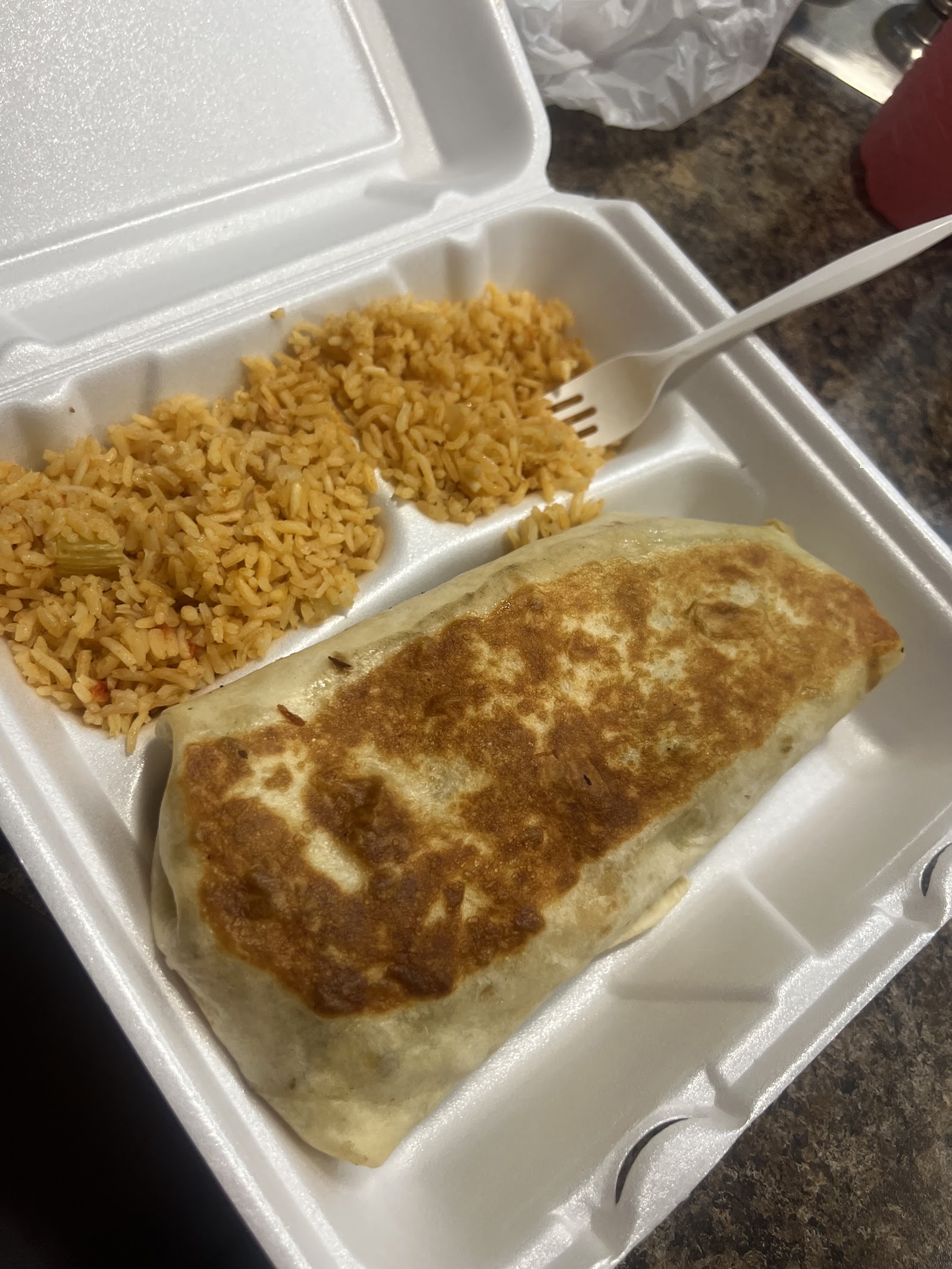 Fresh entree at Garcia's Mexican Food Restaurant